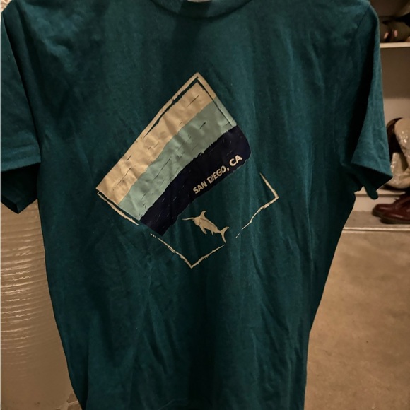 Delta Soft Adult Unisex Medium Cotton Blue NWOT San Diego, CA Graphic Print Tee - Picture 4 of 11